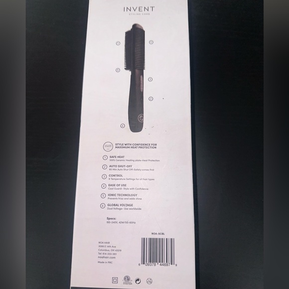 NOA Invent Styling Comb - Picture 2 of 8